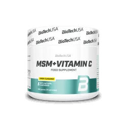 BioTech USA - MSM + Vitamin C Pulver - 150 g