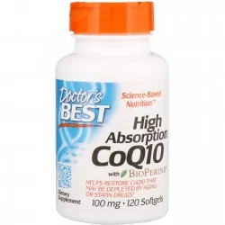 Doctor´s Best - High Absorption CoQ10 - 120 Kapseln