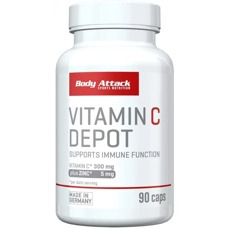 Body Attack - Vitamin C Depot - Kapseln 90