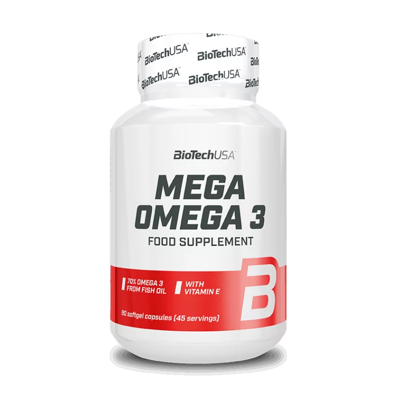 BioTech USA - Mega Omega 3 - 90 Kapseln