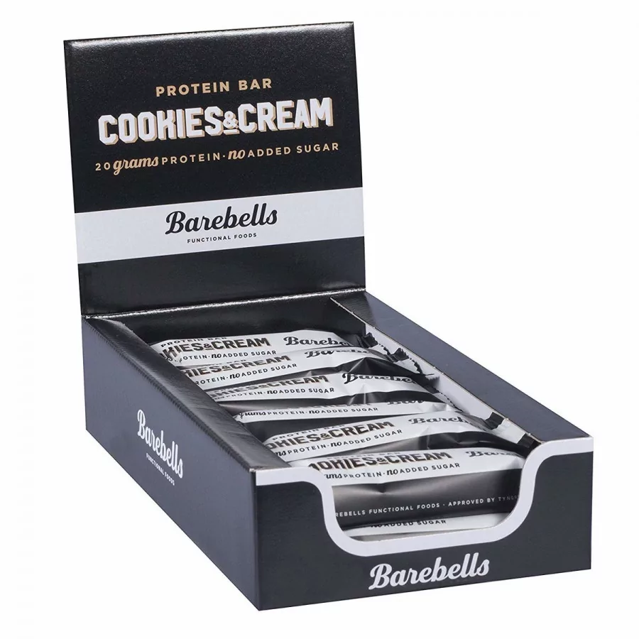 Barebells - Protein Bar Box - Cookies&Cream - 12x55g