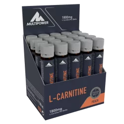 Multipower L-CARNITINE LIQUID Shots – Peach 20x25ml