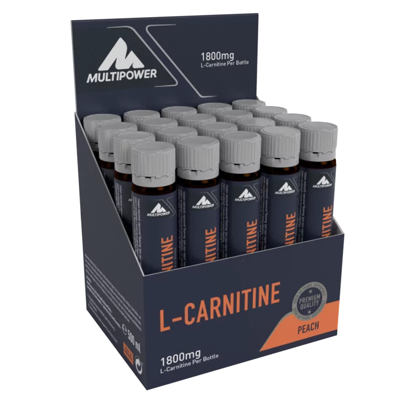 Multipower L-CARNITINE LIQUID Shots – Peach 20x25ml