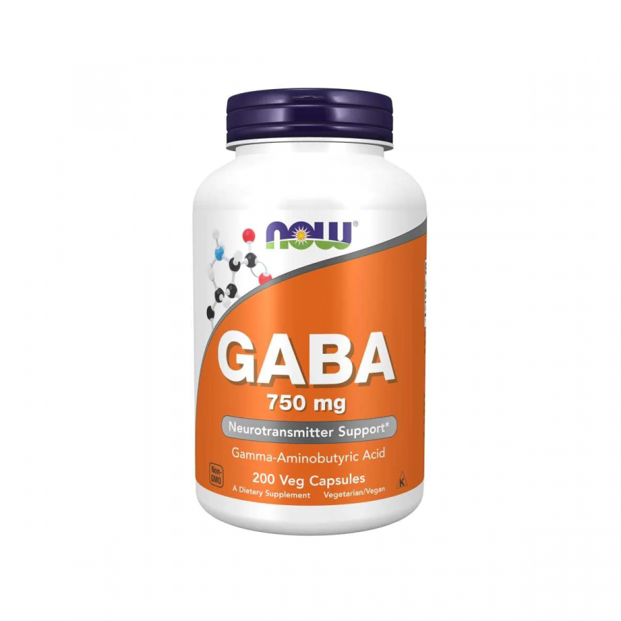 Now Foods - 200 Kapseln - Gaba 750mg