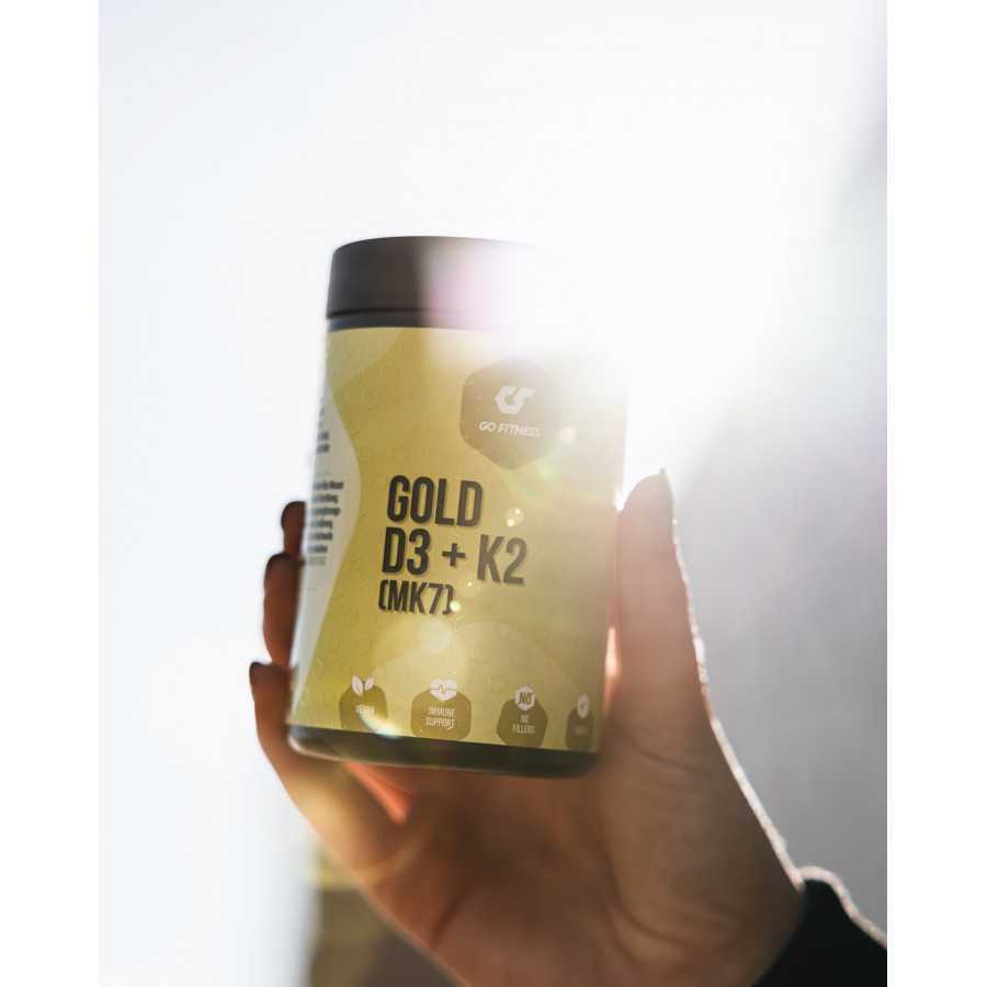 Go Fitness - Gold D3 + K2 - 60 Caps