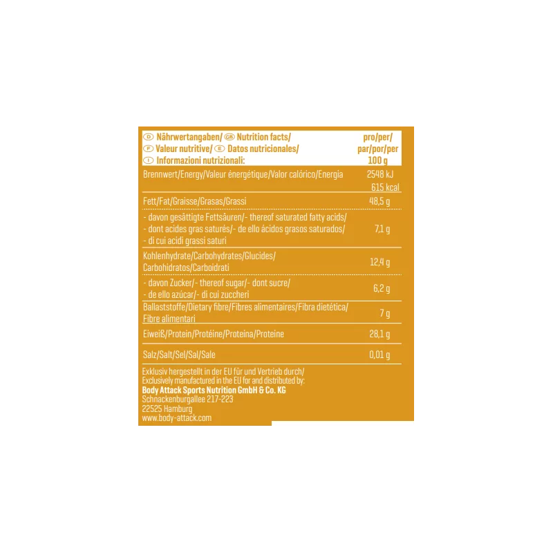 Body Attack - Peanut Butter - 1000g