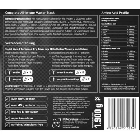 SRS Muscle - 3800g - Mega Blast