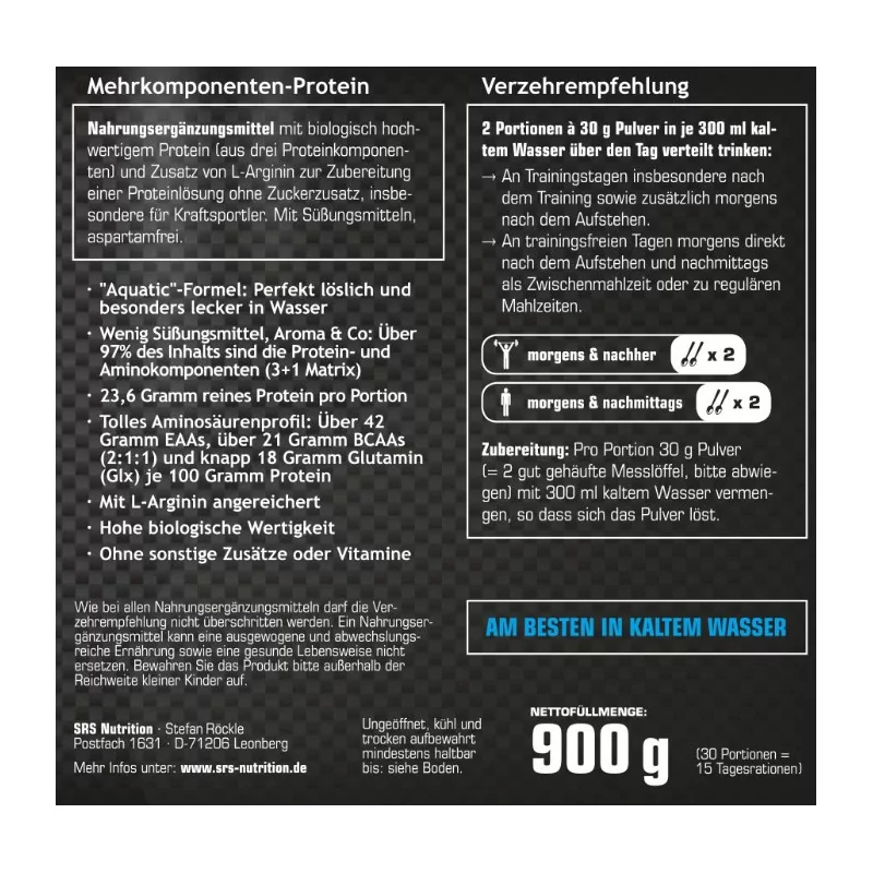 SRS Muscle - High Protein - 900 g