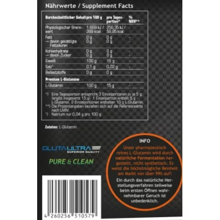 SRS Muscle GLutamin (500g)