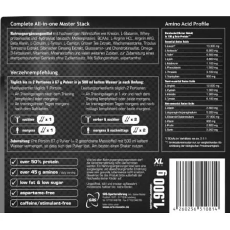 SRS Muscle - Mega Blast - 1900 g