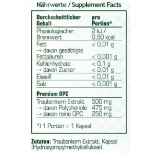 SRS Fit&Health - OPC Traubenextrakt - Kapseln 60 2