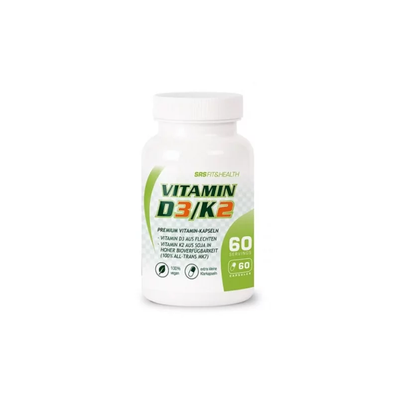 SRS MUSCLE Vitamin D3/K2 - 60 Kapseln