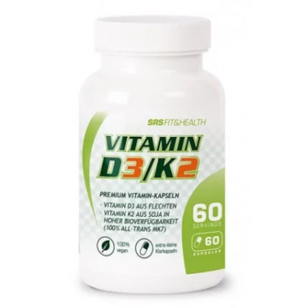 SRS Fit&Health - Vitamin D3/K2 - Kapseln 60