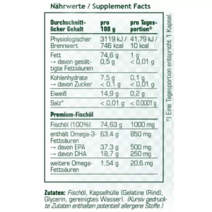 SRS Fit&Health - Omega 3 Fettsäuren - Kapseln 60 2