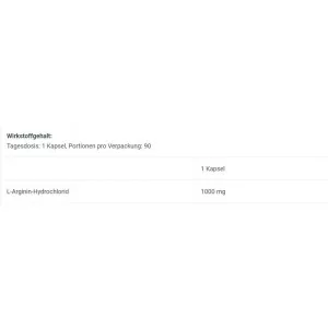 BioTech USA - 90 Kapseln - L-Arginine 2