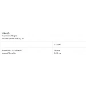 BioTech USA - Ashwagandha - Kapseln 60 2