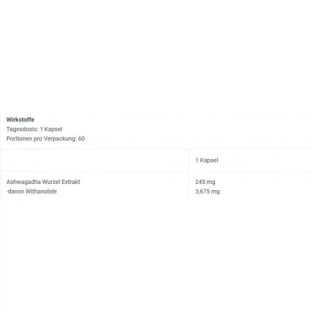 BioTech USA - Ashwagandha - Kapseln 60
