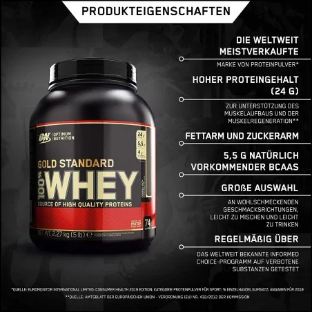Optimum Nutrition ON Gold Standard Whey Protein Pulver