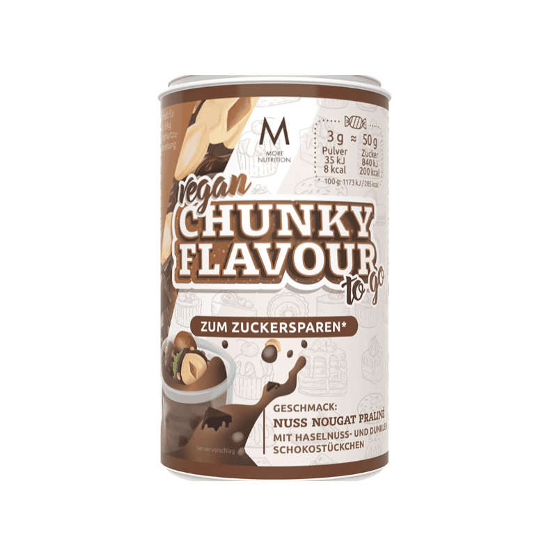 More Nutrition - CHUNKY FLAVOUR  - Nuss Nougat Praline- 60g