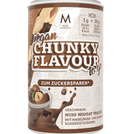 More Nutrition - CHUNKY FLAVOUR  - Nuss Nougat Praline- 60g